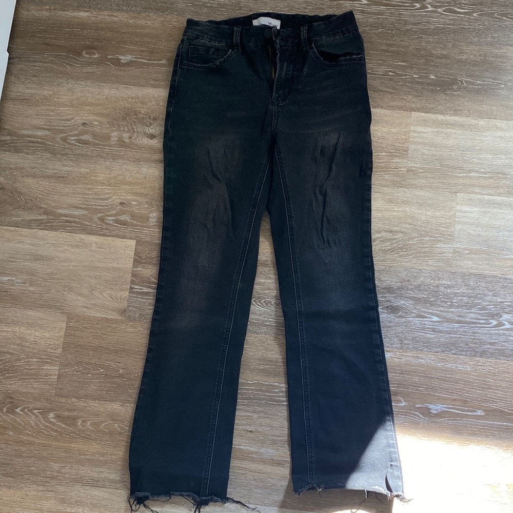 Vervet Women's Black Distressed Jeans - Size 26x27